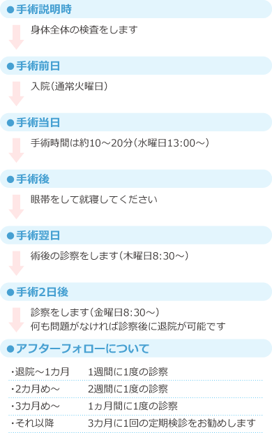 手術の流れ